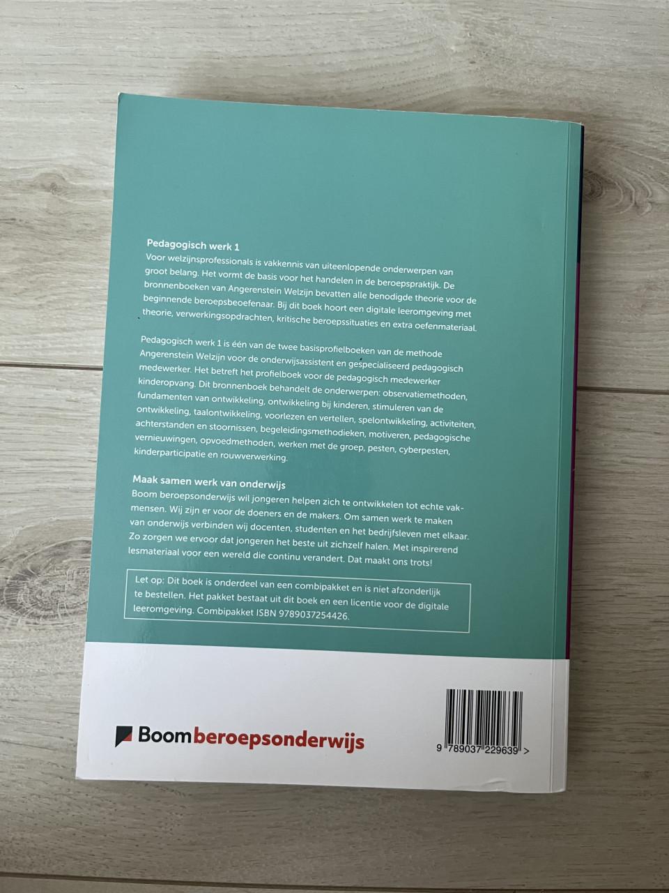 Pedagogisch werk 1 – Basis-/profieldeel niveau 3 en 4
