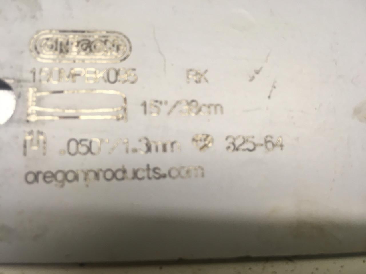 Oregon zaagblad 38cm met 3 oregon zaagkettingen in goede staat