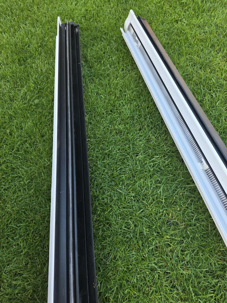 2 ventilatieroosters voor kozijn/raam