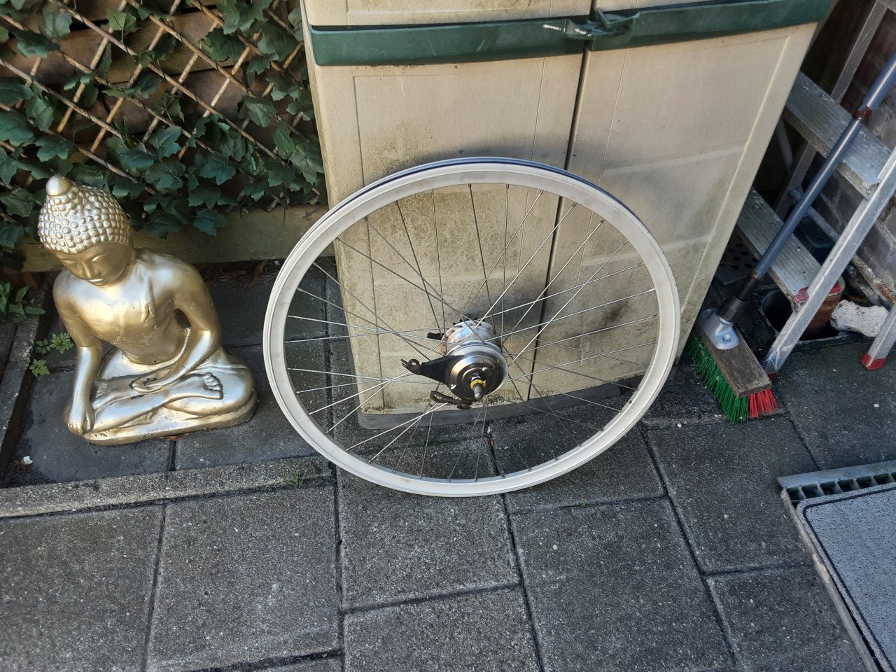 28 inch nexus achterwiel, 7 speed, rollerbrake rem