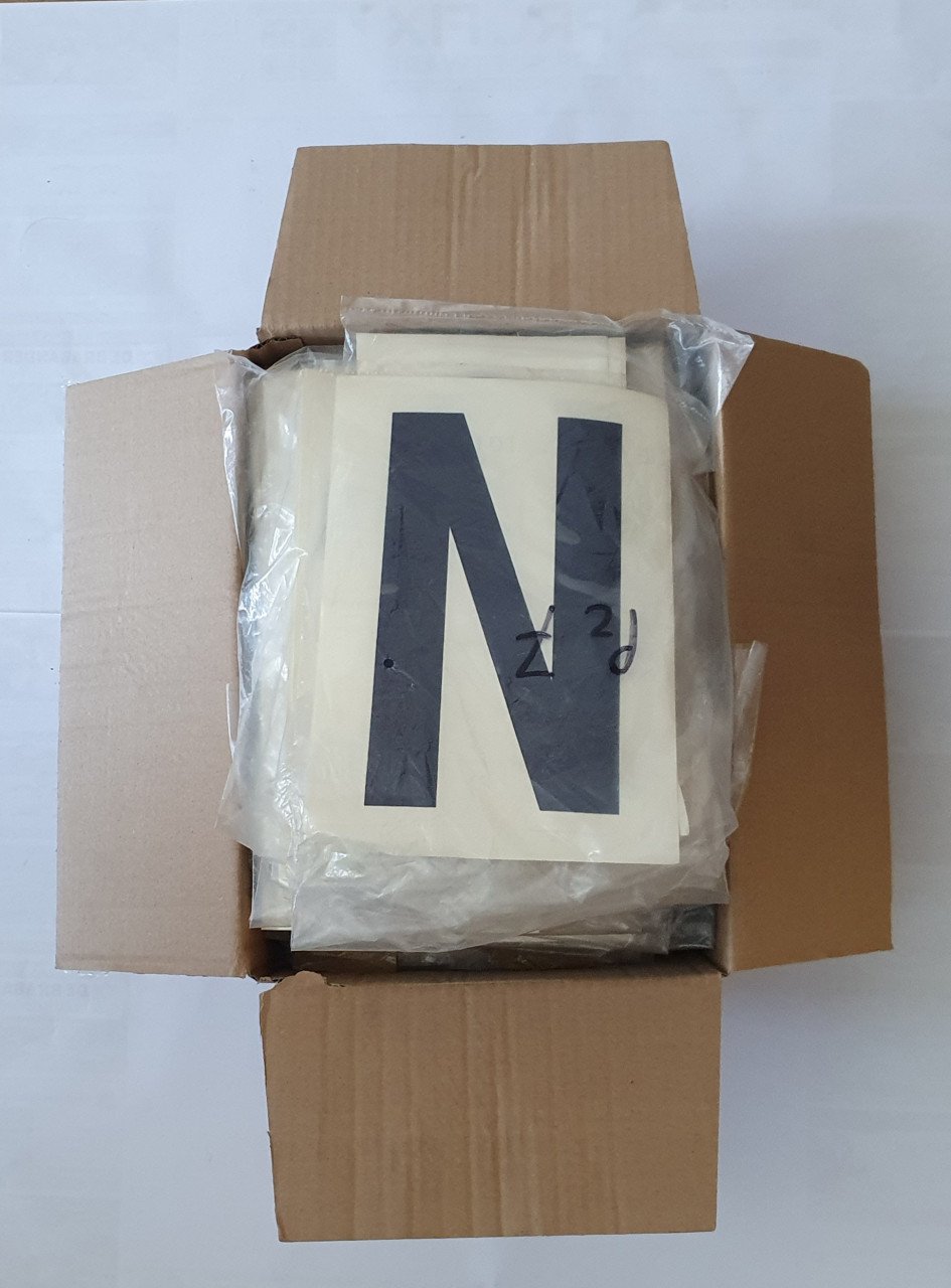 Grote Stickers... Cijfers & Letters
