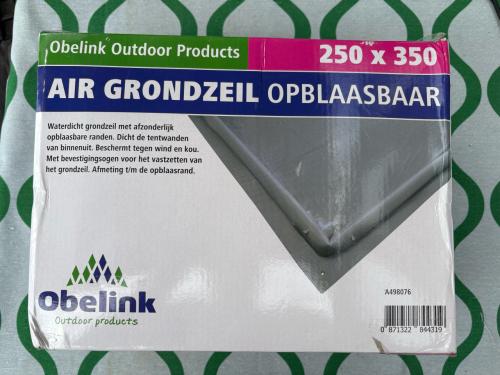 Obelink opblaasbaar grondzeil van 250x350 cm
