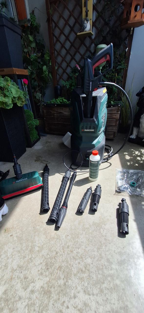 Hogedrukreiniger  Parkside PHD 170 D2 zgan  met veel accesoires!
