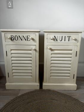Rivièra Maison Bonne & Nuit nachtkastjes - set van 2