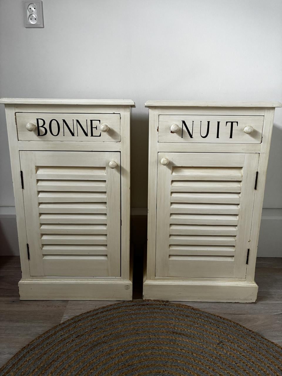 Rivièra Maison Bonne & Nuit nachtkastjes - set van 2