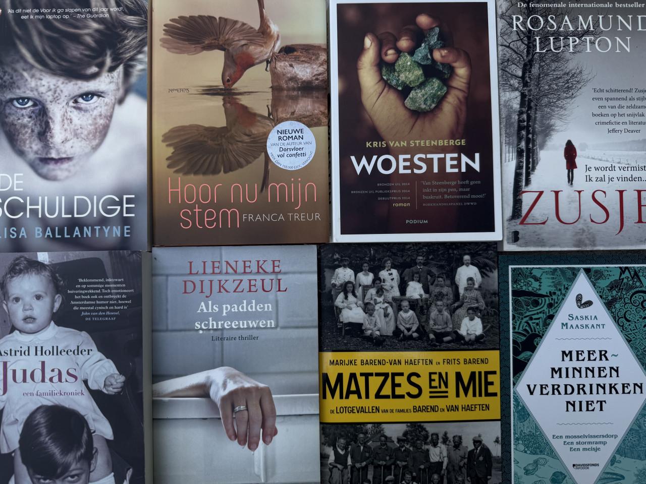 8 zeer nette boeken voor 12,50 euro.