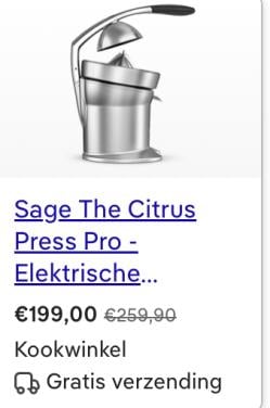 Citruspers als nieuw