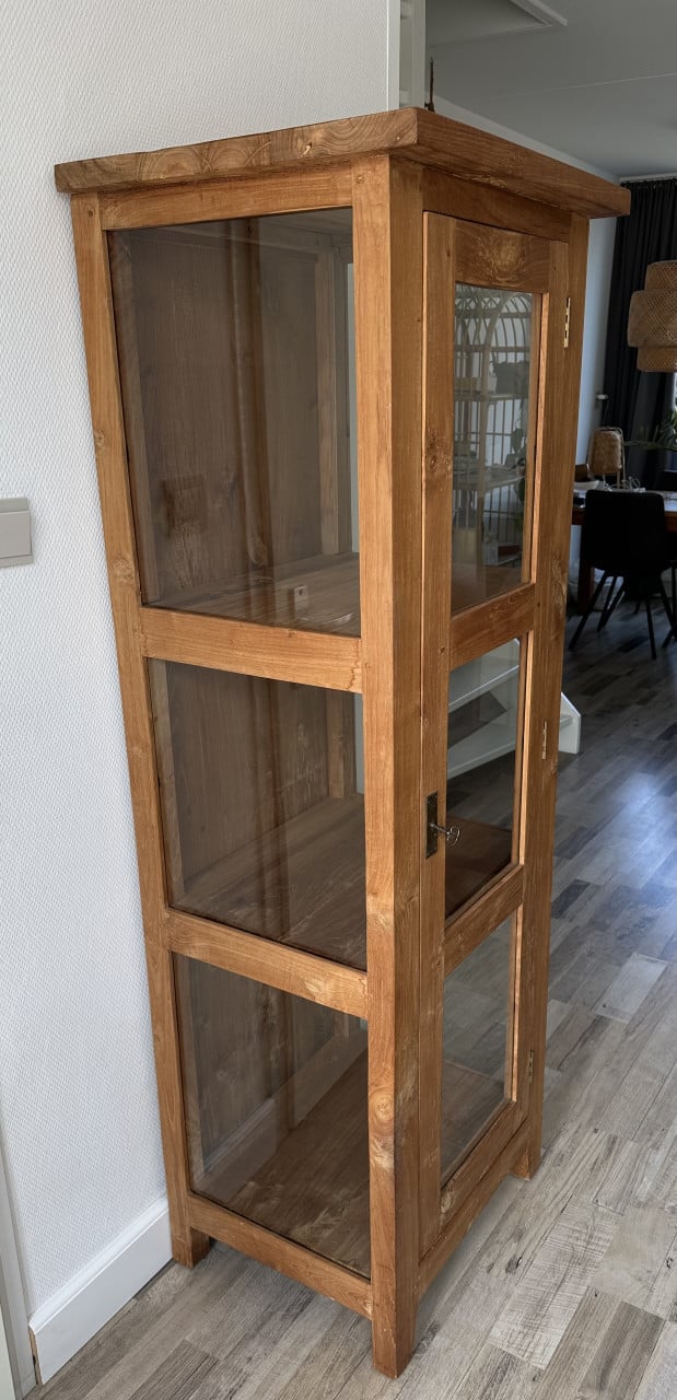 Vitrinekast Teak