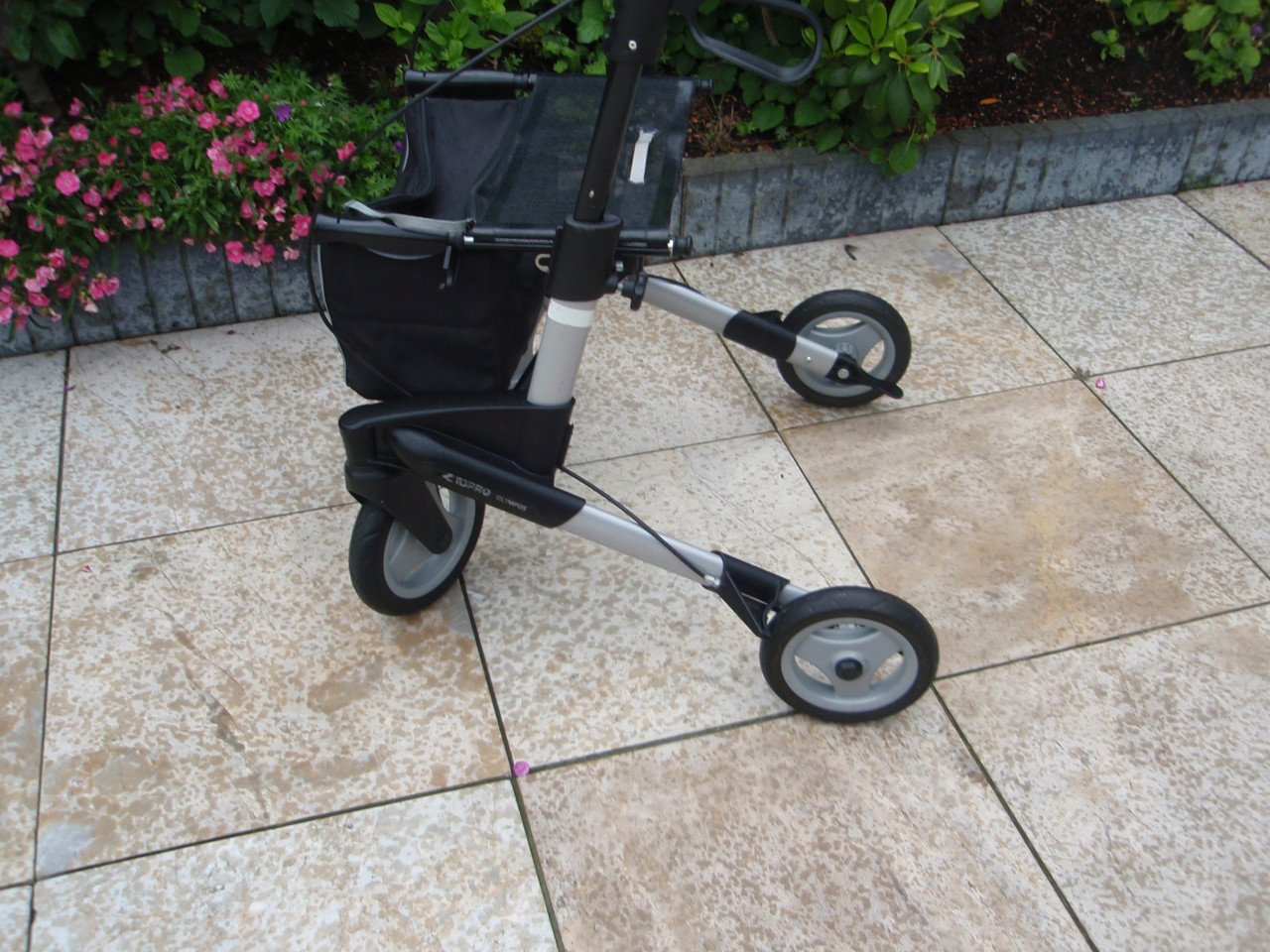 Zgan Topro Olympos opvouwbare lichtgewicht rollator met grote wielen