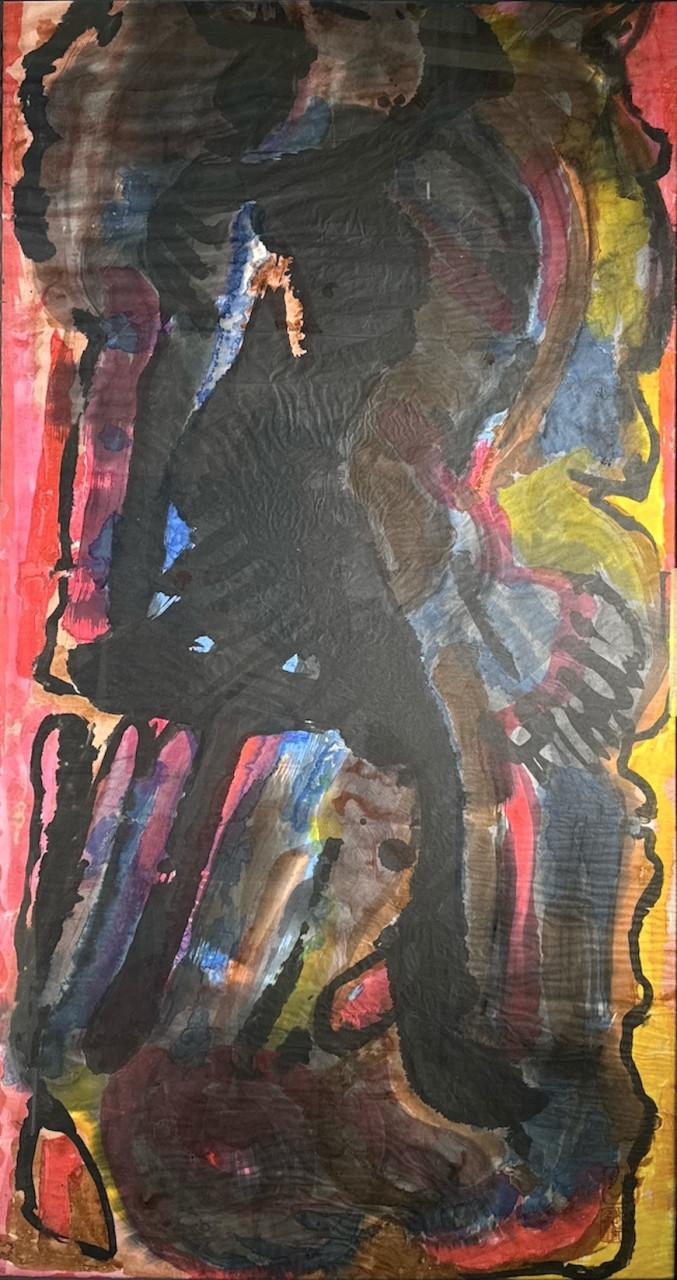 Schilderij Ernst Vijlbrief. Groot 70x130cm!