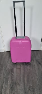 Roze reistrolley ideaal voor handbagage