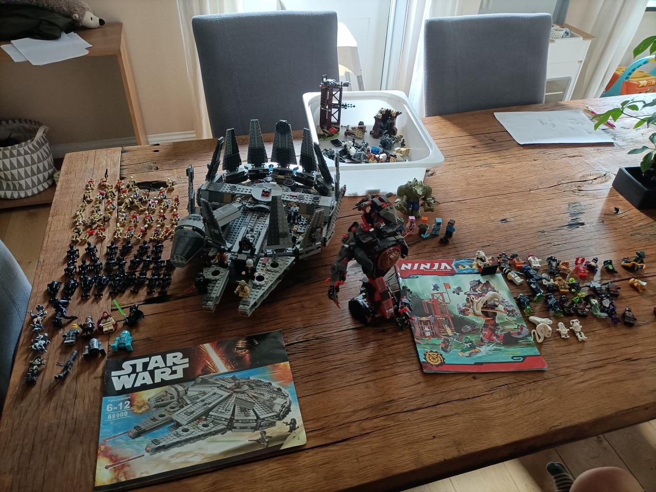 Heleboel star wars en ninjago lego