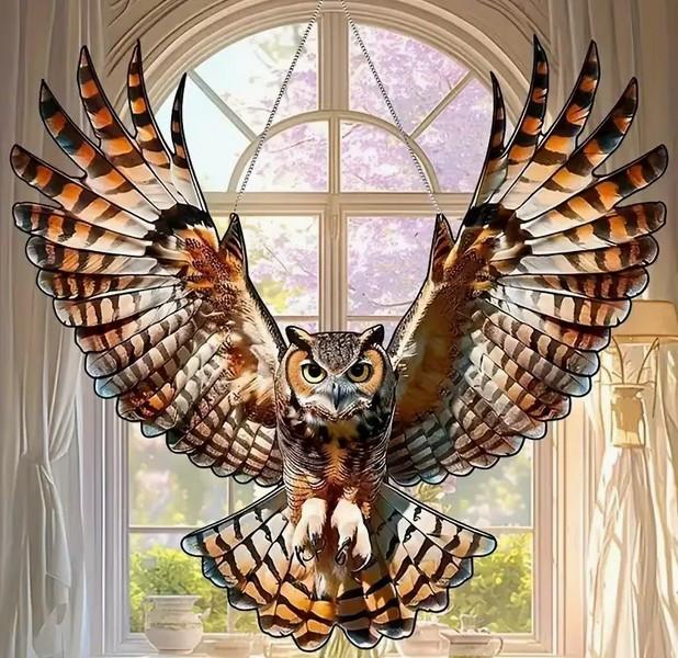 Raamhanger uil  ( groot formaat )