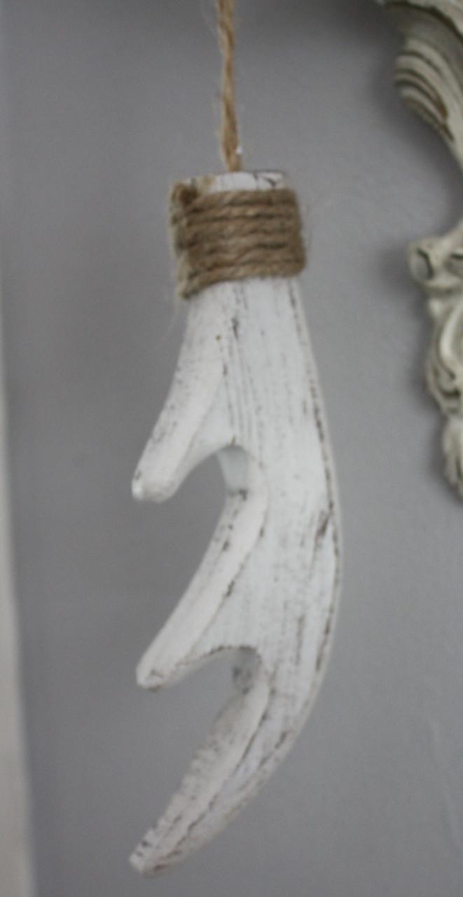 Houte witte elandgewei