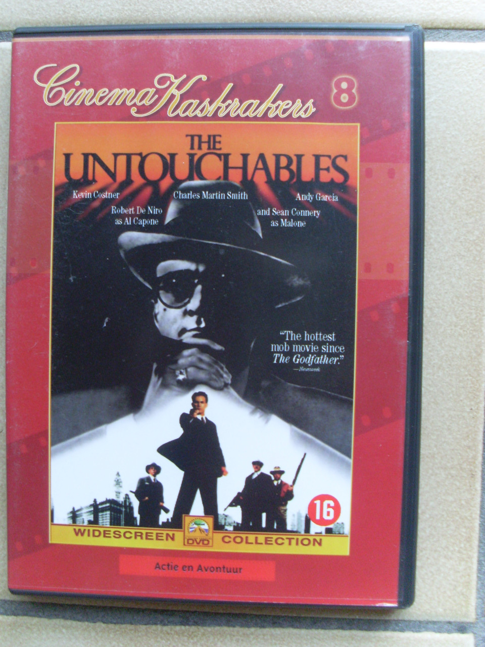 DVD The Untouchables ( 1 keer bekeken)