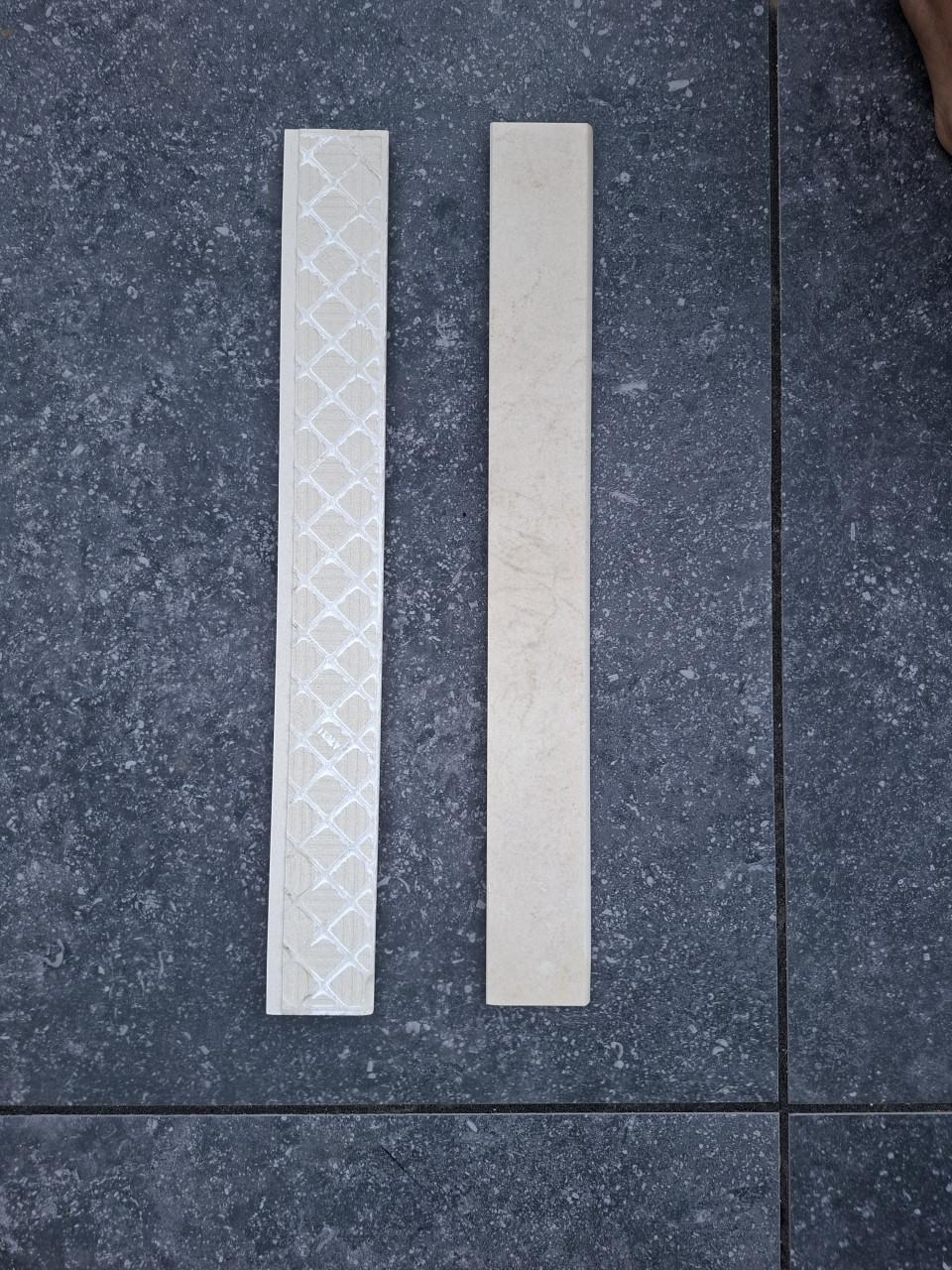 Yvoristone Satinata keramische plint - 7,2x59 cm