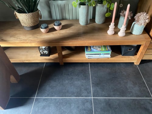 TV kast teakhout
