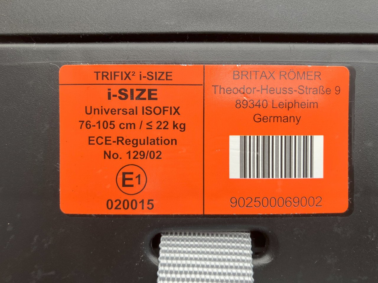 Autostoel Britax Römer (2022) 76-105 cm