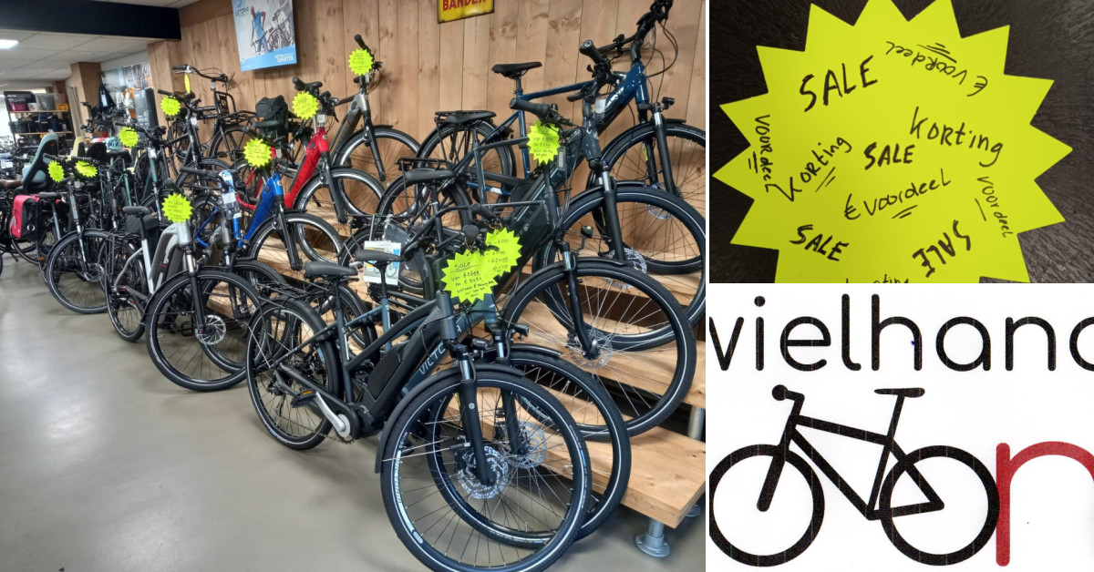 Zomer aanbiedingen bij Rijwielhandel Boone,korting tot wel 730 euro.