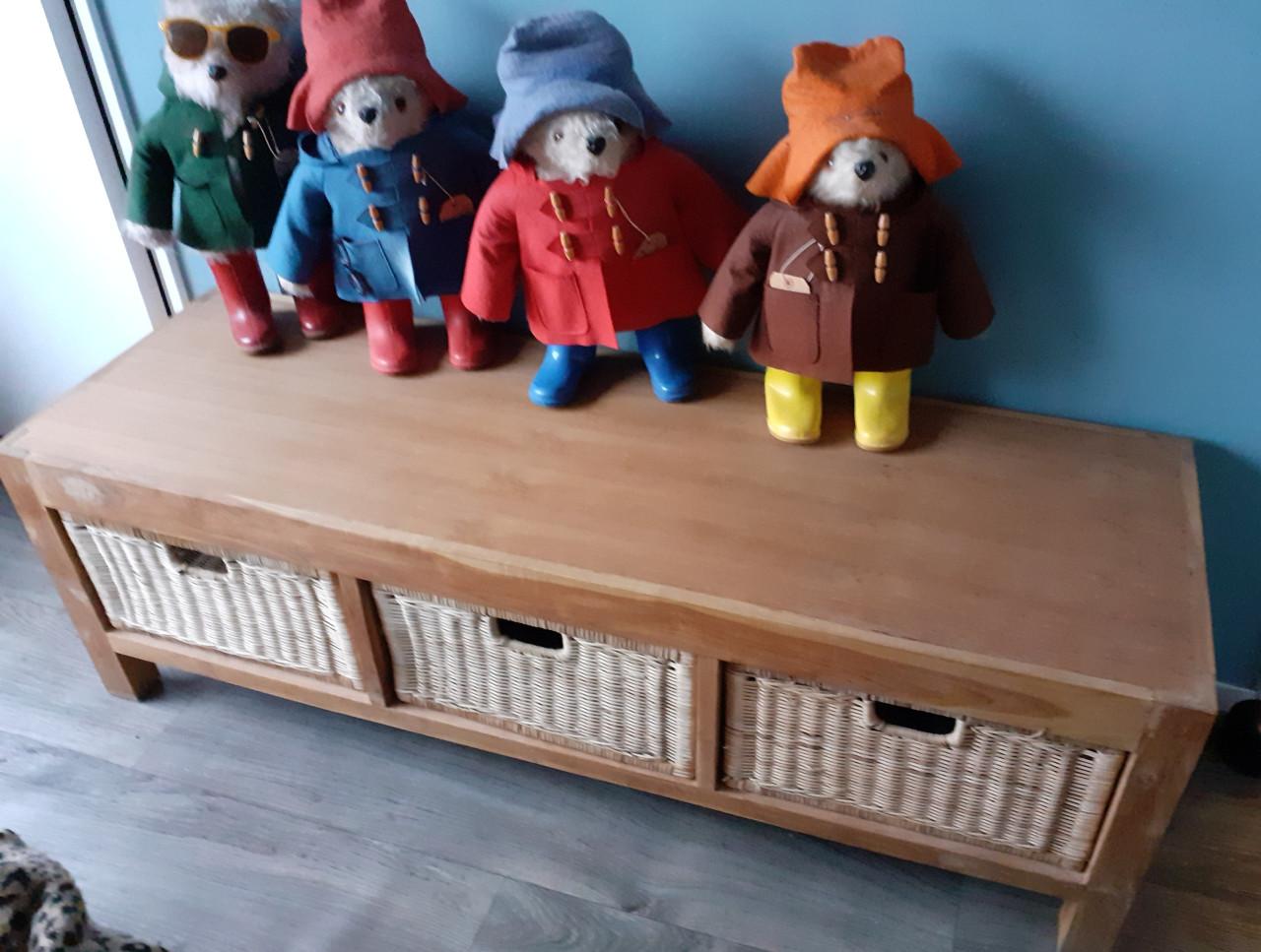 Lage kast, Salontafel, tvkast  Teak hout