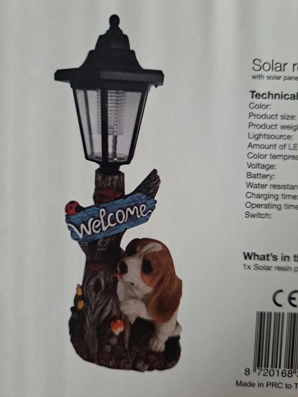 TUINLAMPJE MET ZONNEPANEELTJE