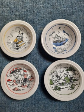 4x schaaltje Suske en Wiske