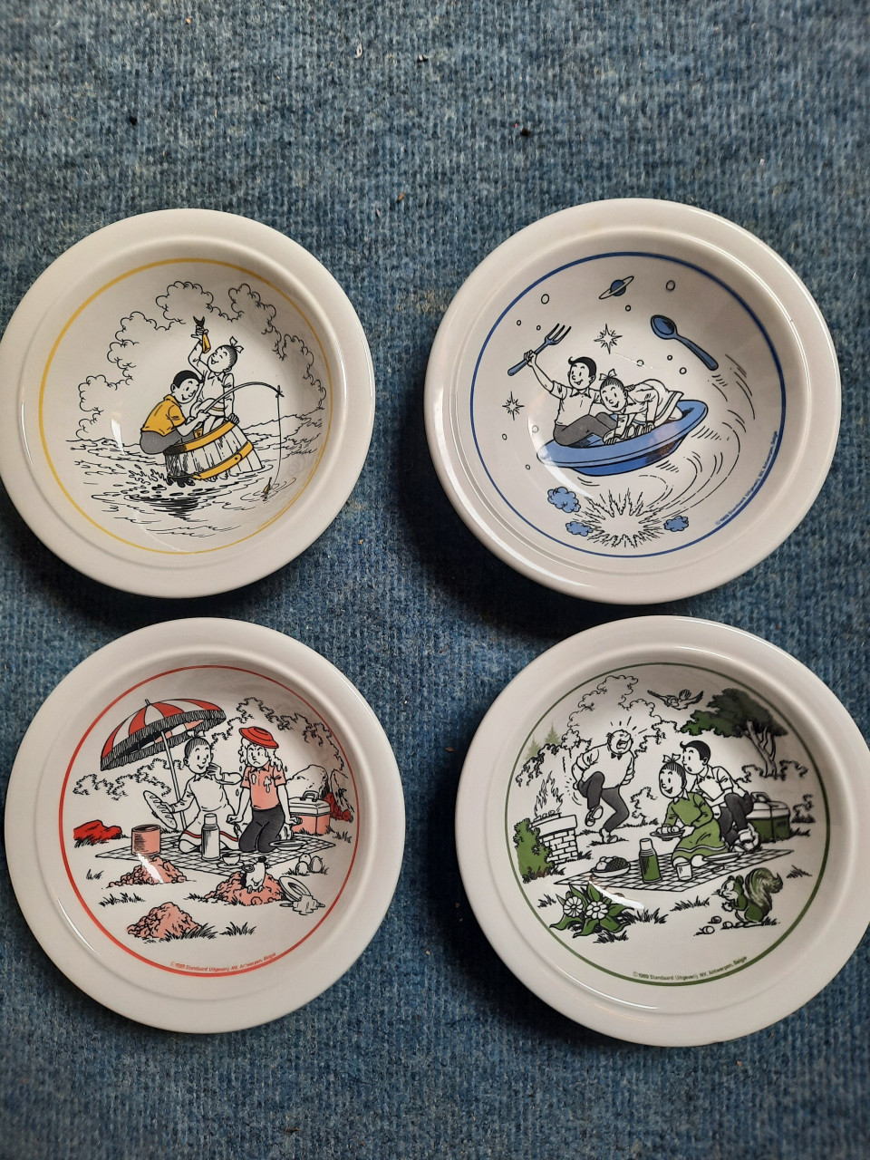 4x schaaltje Suske en Wiske
