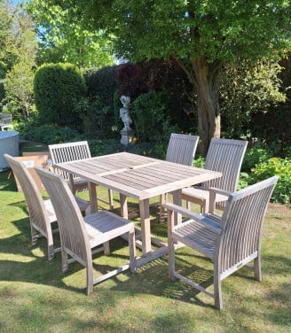 Teakhouten tuinset