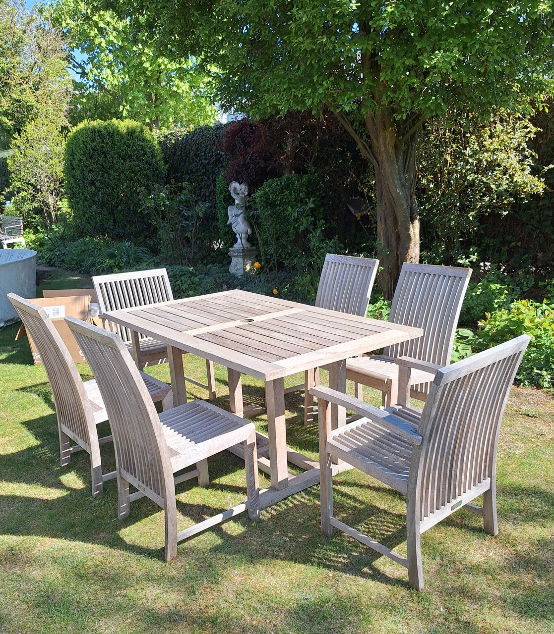Teakhouten tuinset