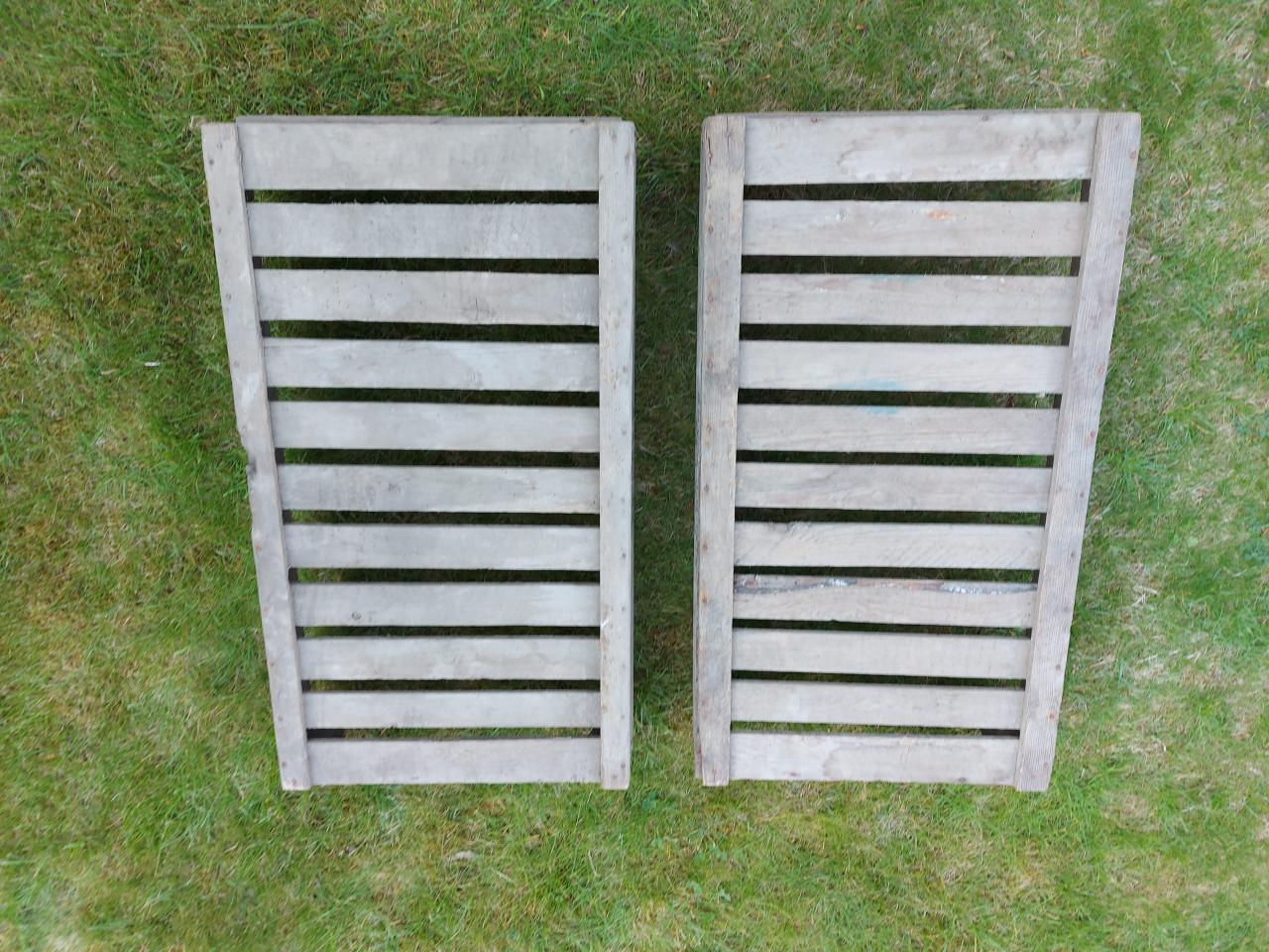 Houten kratjes decoratie