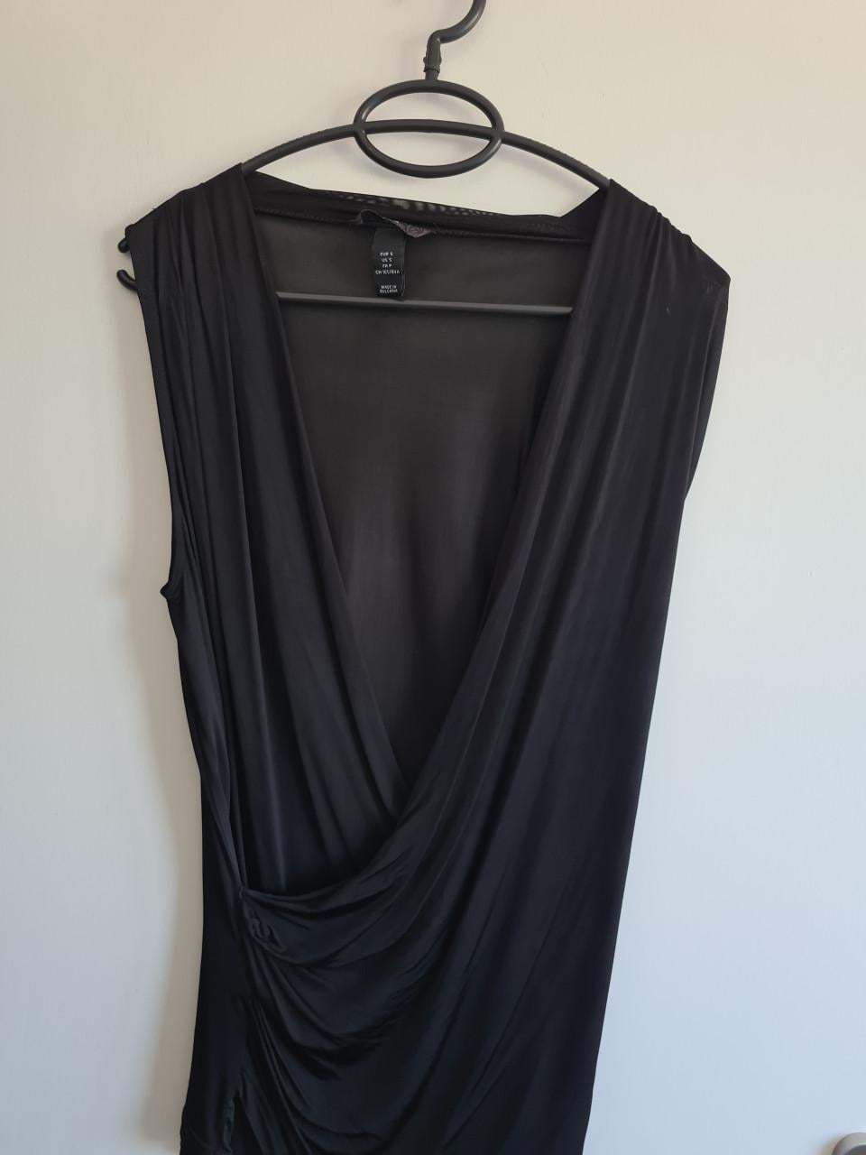 Zwart overslag blousje van H&M  Maat M/L