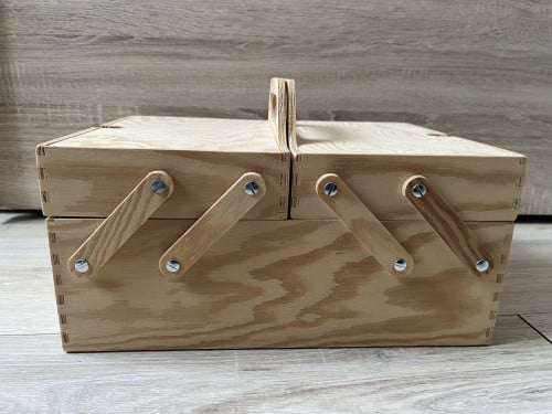Houten opbergkist