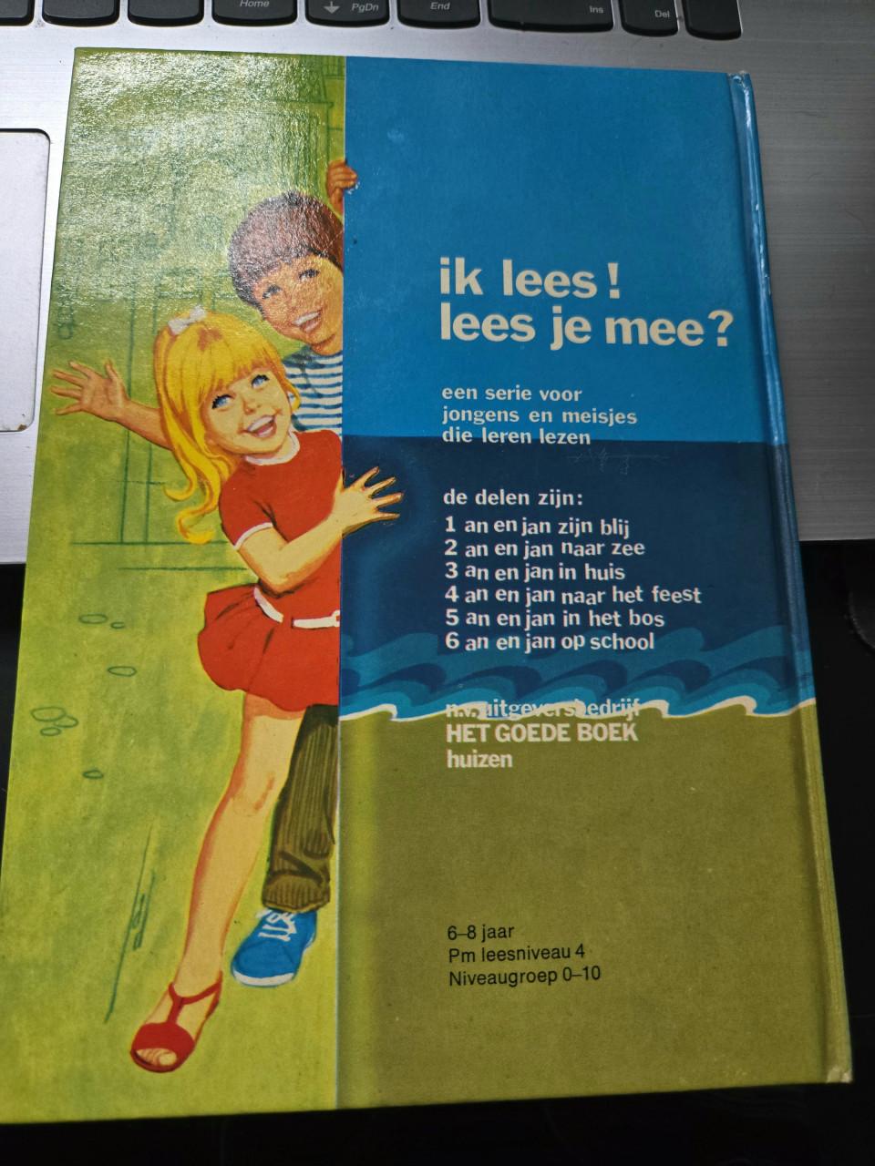 Vintage kinderboek An en Jan naar zee (deel 2) 1969