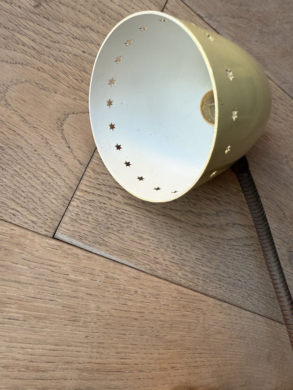 Vintage HALA Busquet Ukkie klemlamp zonneserie