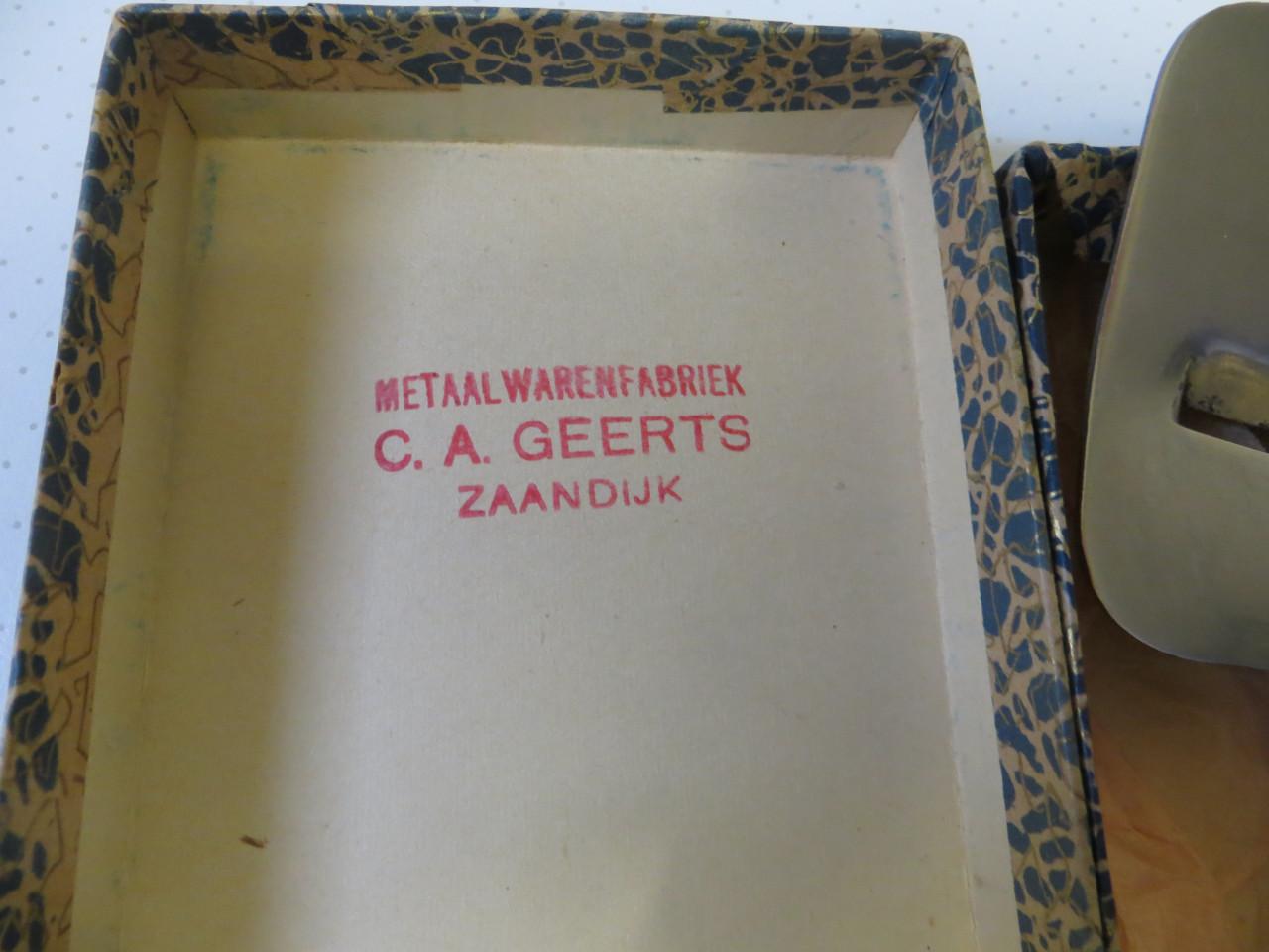 Vintage roestvrijstalen kaasschaaf