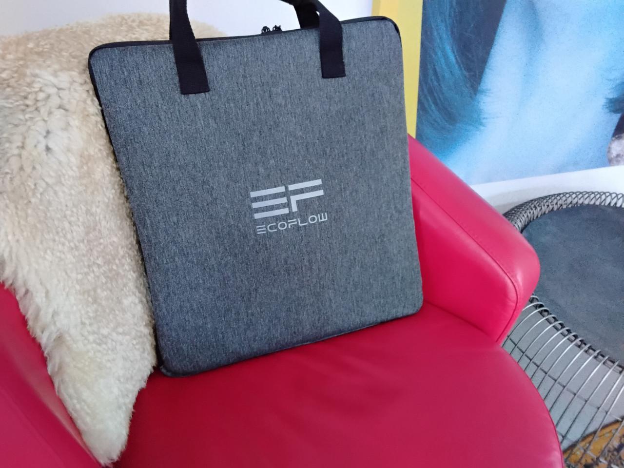 Ecoflow powerstation en zonnepaneel