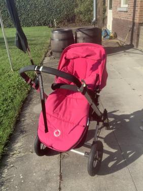 Bugaboo Cameleon Combiwagen - roze/zwart