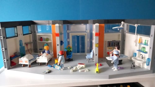 Playmobil ziekenhuis met patiënten en verpleging set 70191