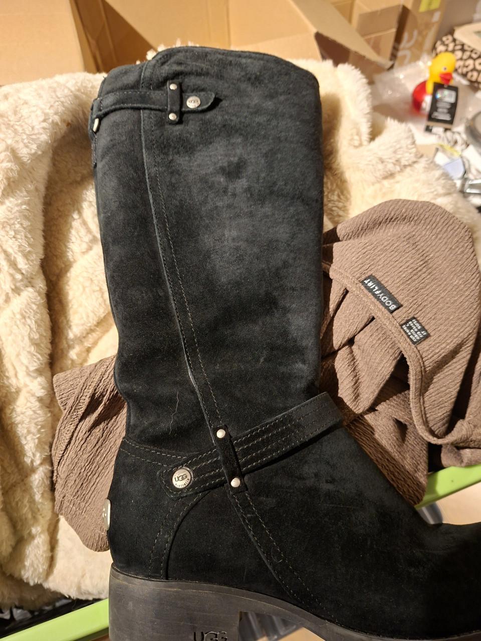 Prachtige biker Uggs Kensington vintage zwart mt 38,5