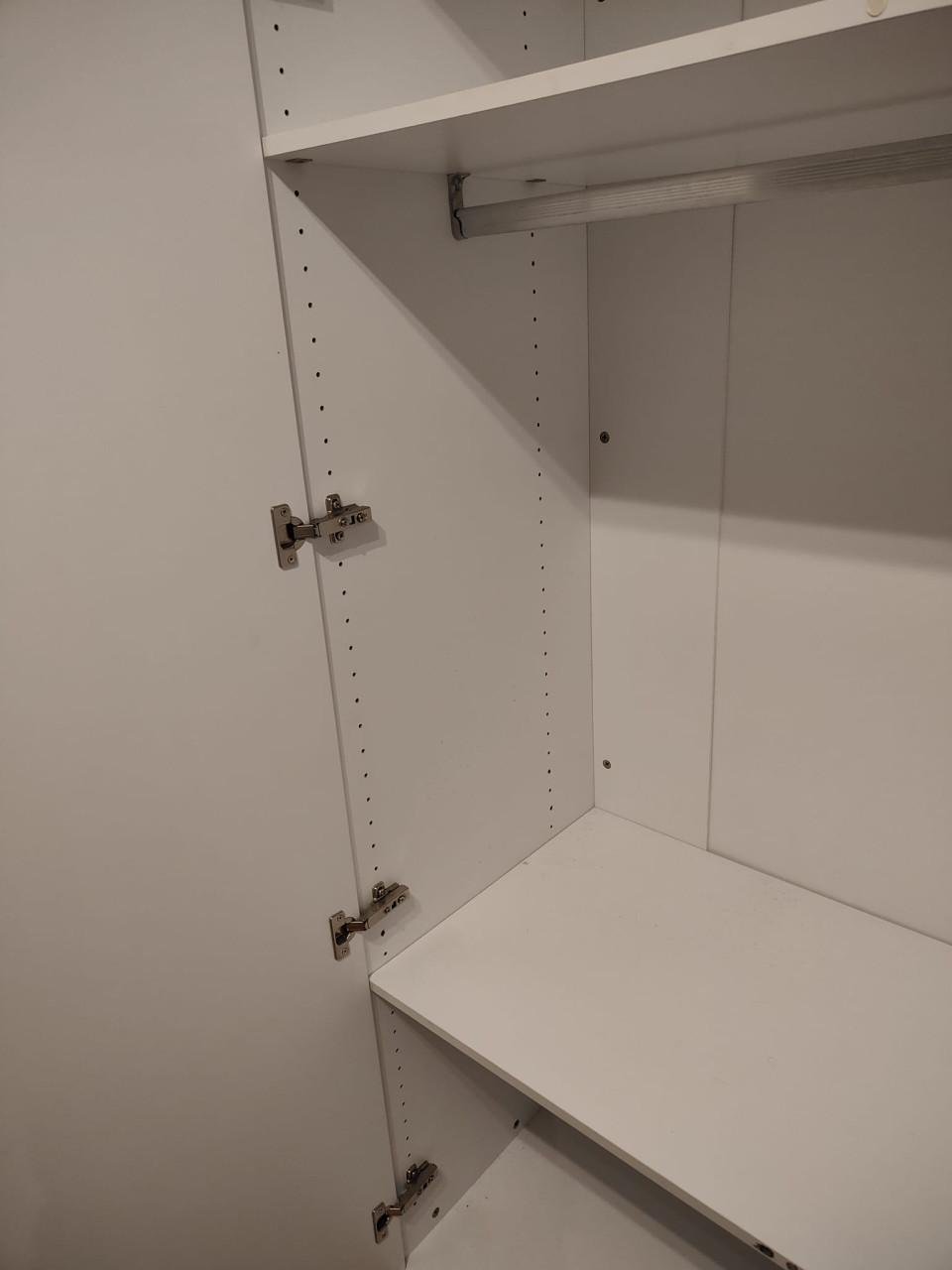 Kledingkast hoogglans wit