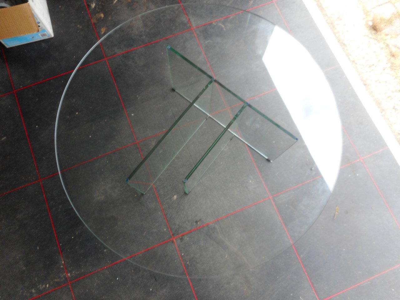 Salon tafel glas