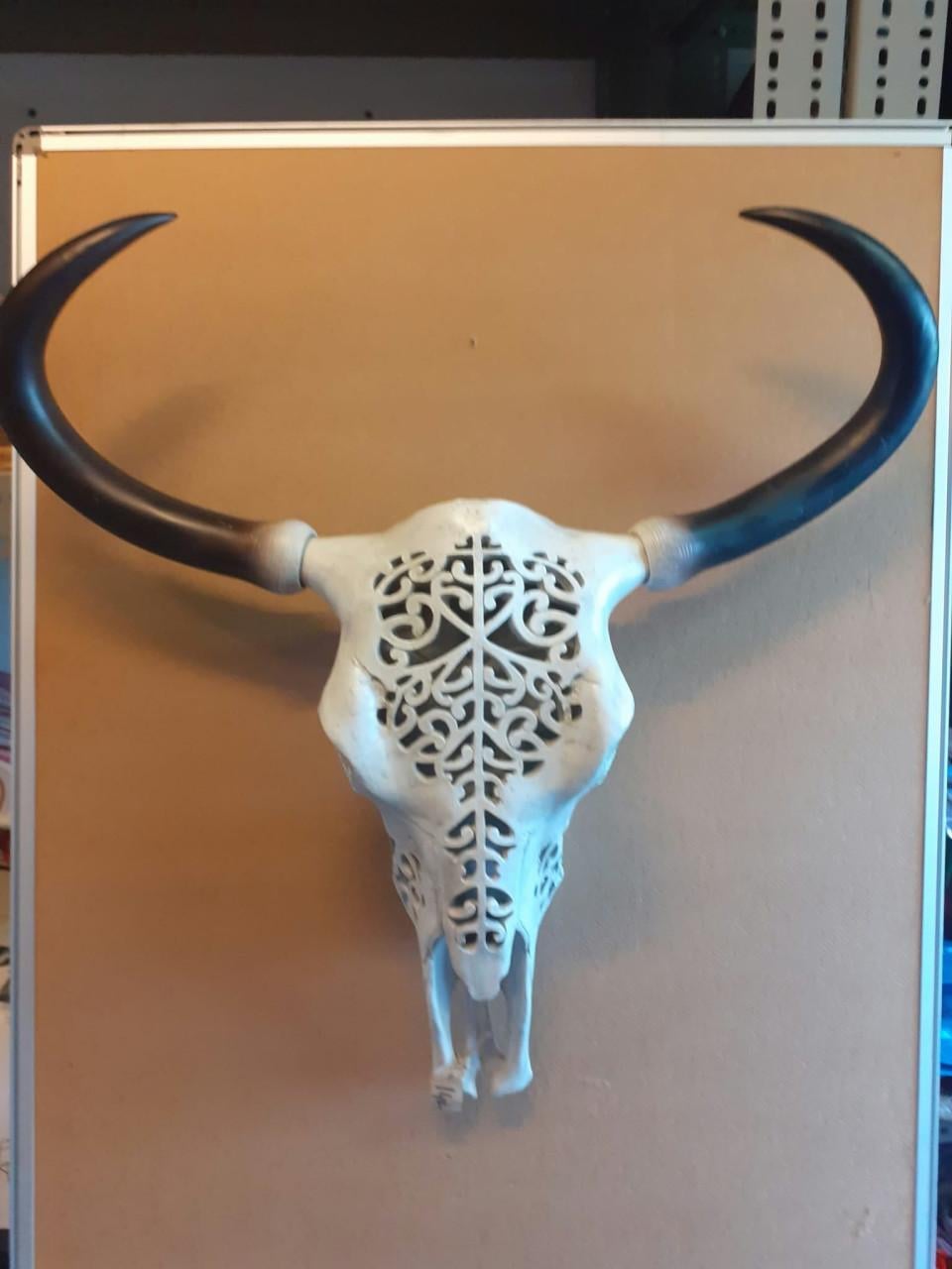 Buffelschedels  hout en 3 d print