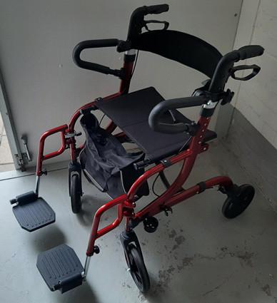 Rollator-rolstoel