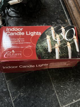 Antieke kaars lichtjes
