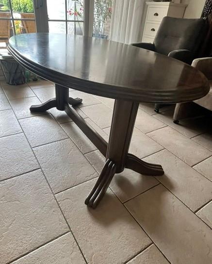 Eetkamertafel ovaal