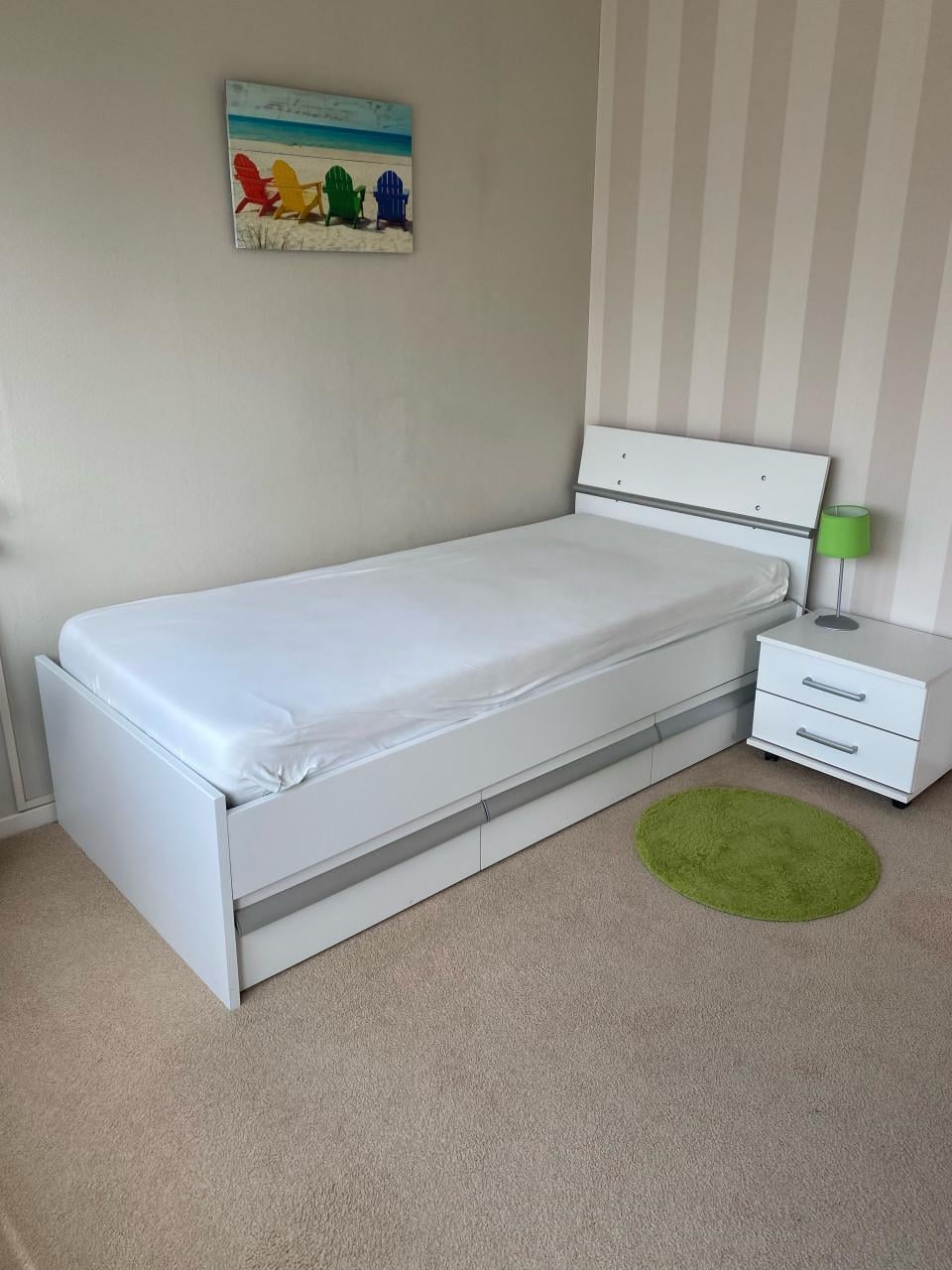 Zgan eenpersoons bed compleet