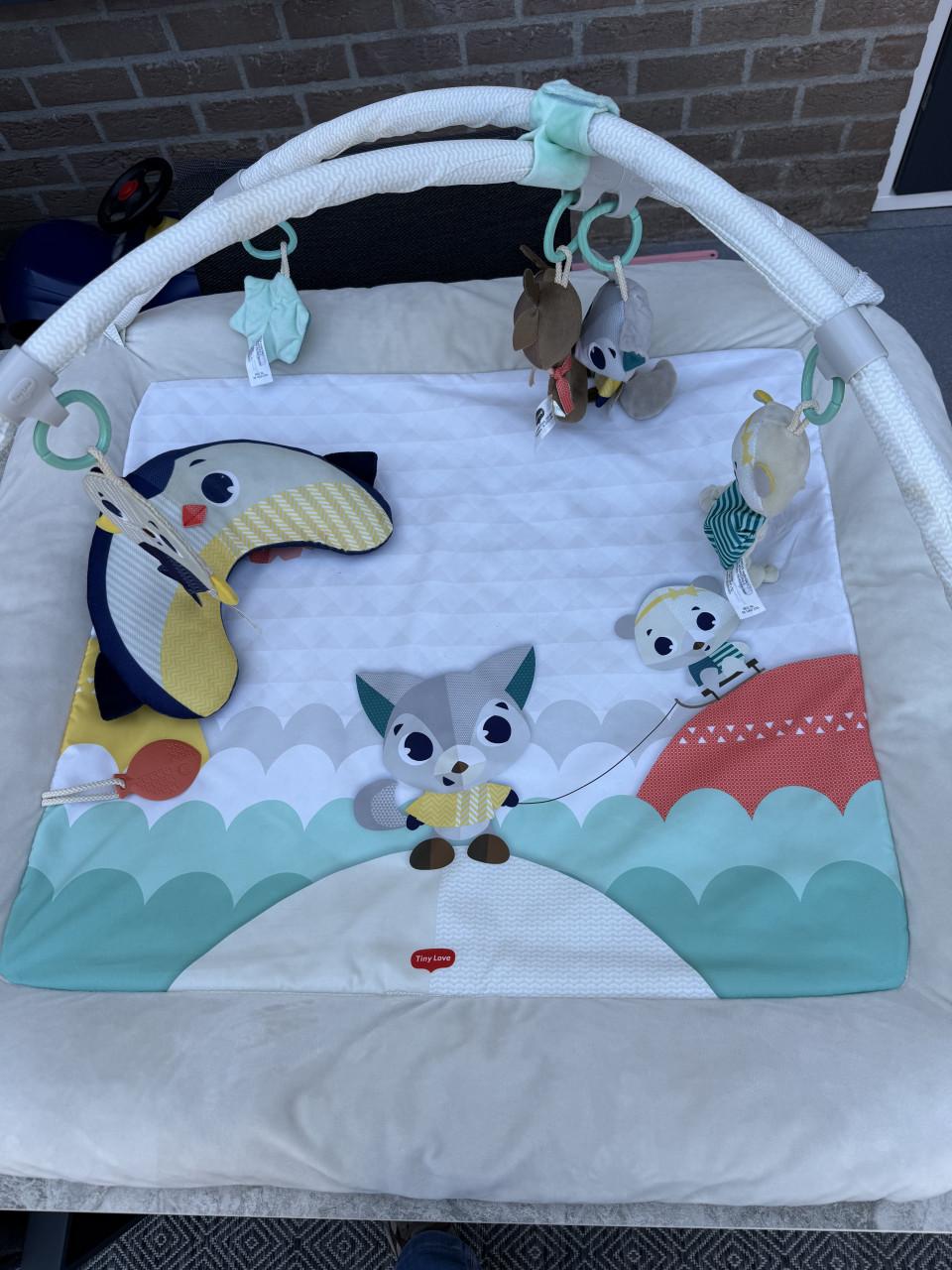 Tiny Love Baby gym. Perf st. Bij oma opa gebruikt. Met geluidje en muziek.
