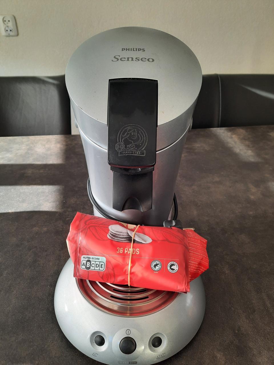 Zilver/grijs Philips Senseo apparaat