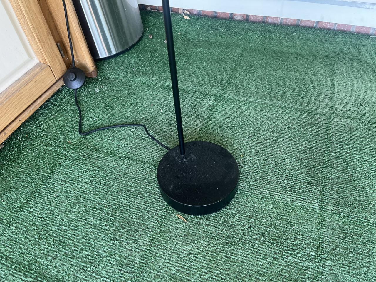 Vloerlamp, zwart