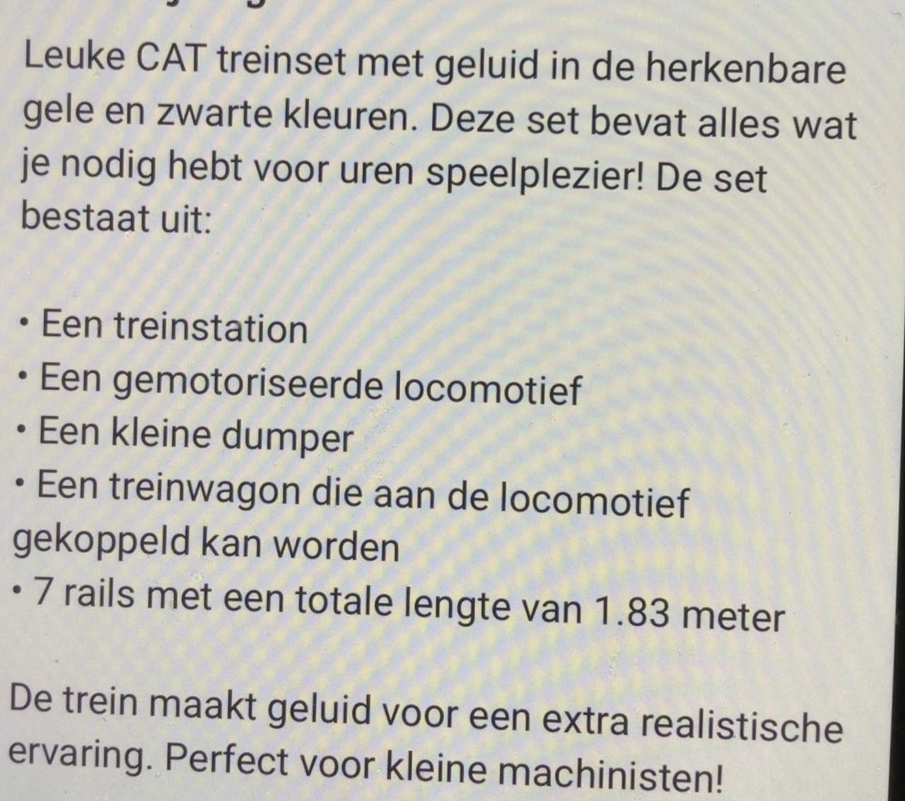 Cat junior Crew Power Tracks Friends treinset